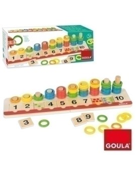 Juego Educ. Goula Anillas De Colores