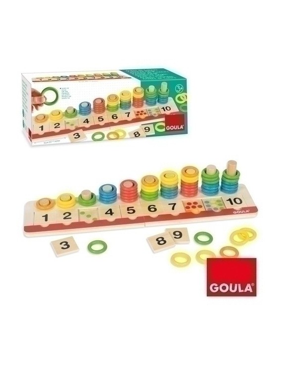 Juego Educ. Goula Anillas De Colores