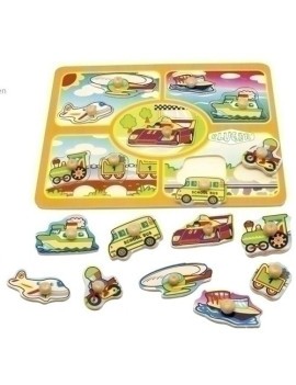 Juego Kluger Ensarte 9 Piezas Vehiculos