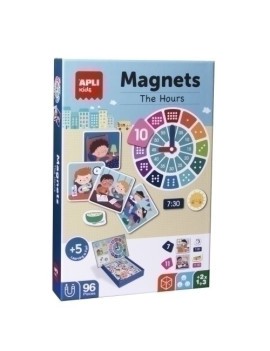 Juego Magnetico Apli Aprendo Horas 96 Pz