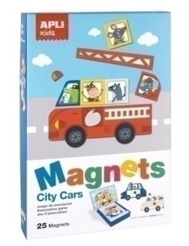 Juego Magnetico Apli Coches 25 Piezas