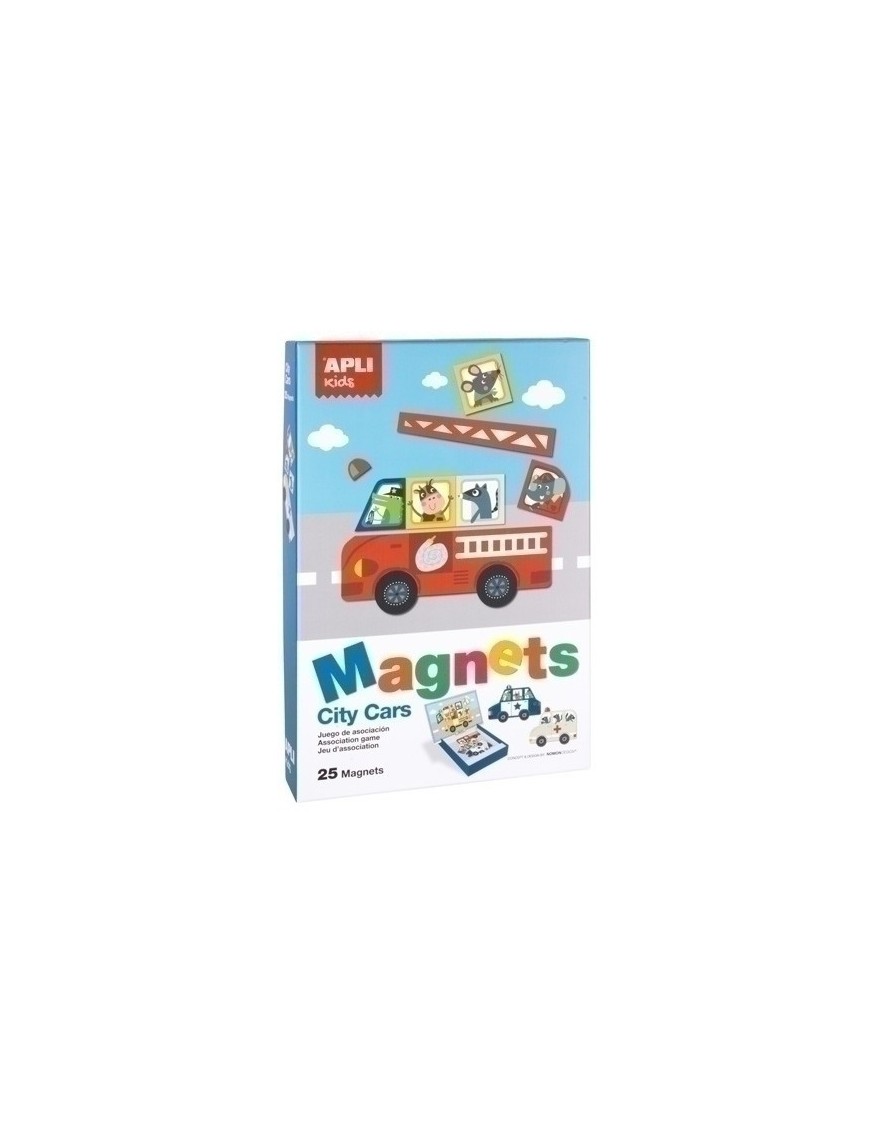 Juego Magnetico Apli Coches 25 Piezas