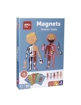 Juego Magnetico Apli Cuerpo Humano 63 Pz