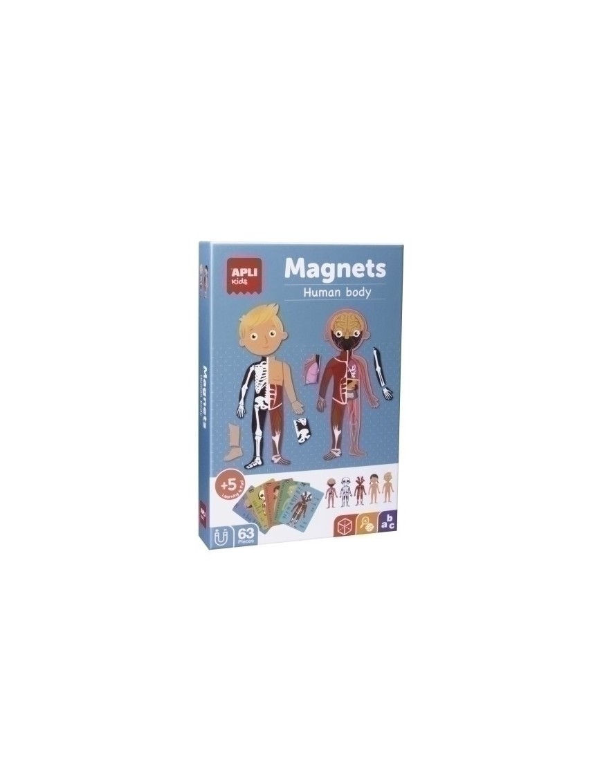 Juego Magnetico Apli Cuerpo Humano 63 Pz