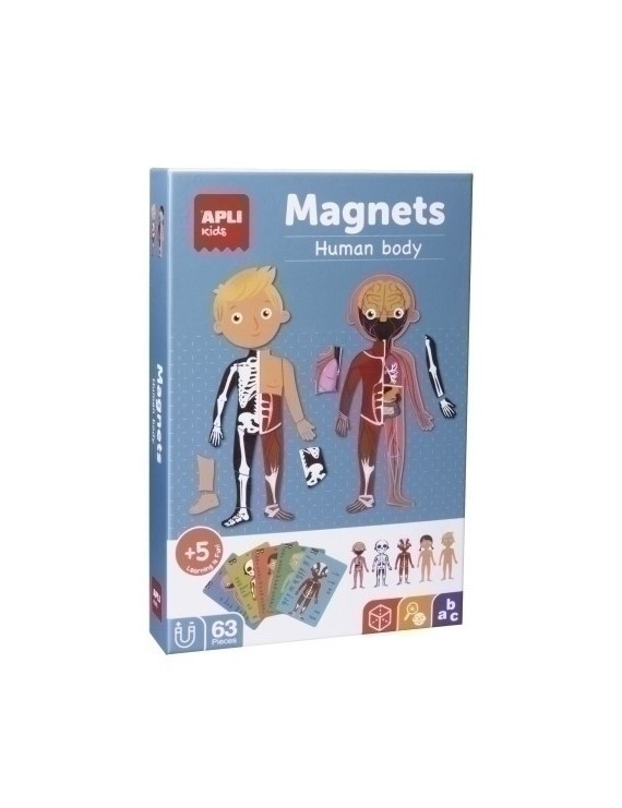 Juego Magnetico Apli Cuerpo Humano 63 Pz