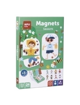 Juego Magnetico Apli Estaciones 24 Pieza