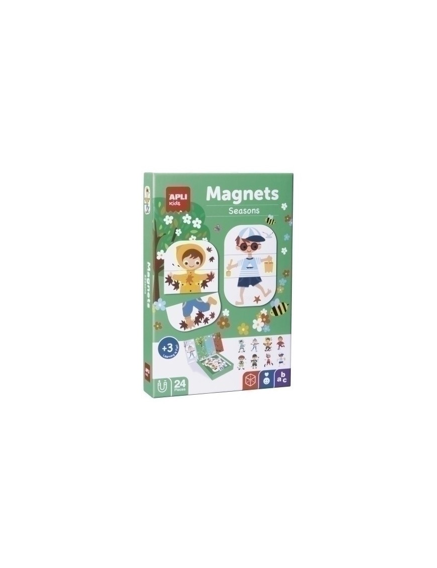 Juego Magnetico Apli Estaciones 24 Pieza