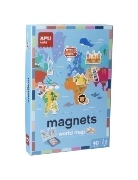 Juego Magnetico Apli Mapa Mundi 40