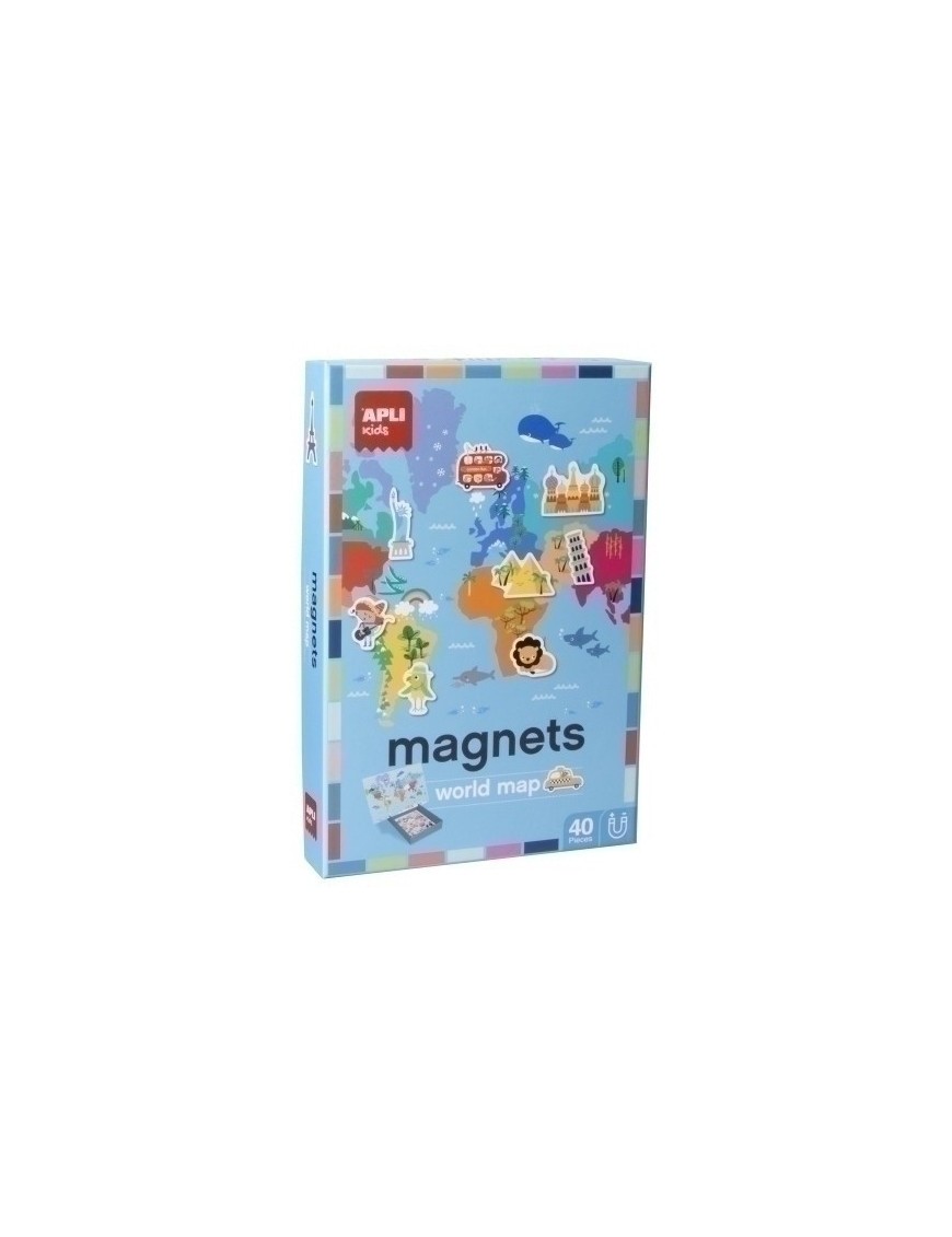 Juego Magnetico Apli Mapa Mundi 40