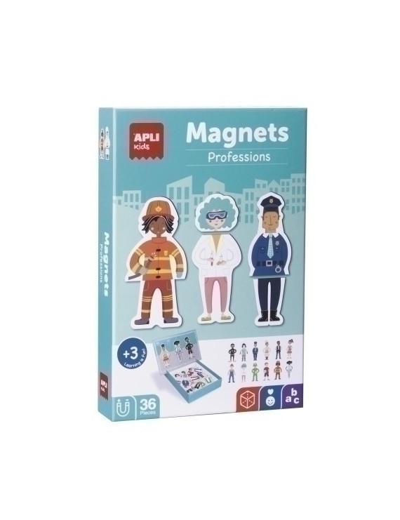 Juego Magnetico Apli Profesiones 36 Piez