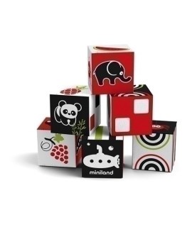 Juego Miniland First Senses Set 6 Cubos