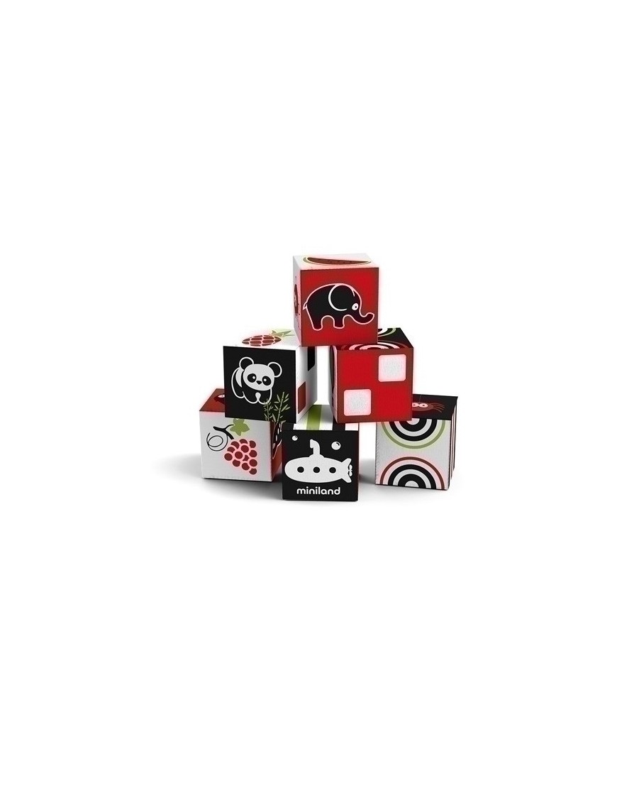 Juego Miniland First Senses Set 6 Cubos