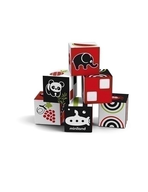 Juego Miniland First Senses Set 6 Cubos