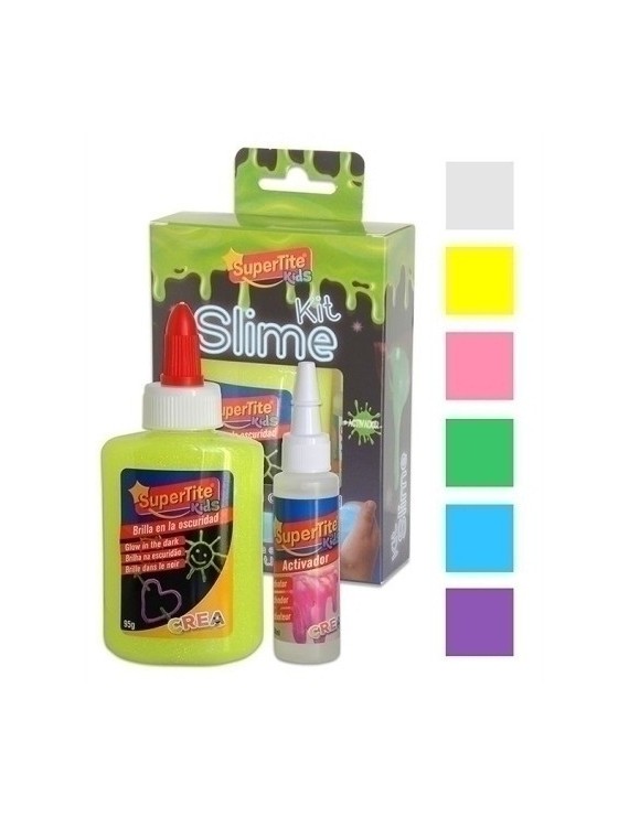 Juego Supertite Slime Brilla Osc.