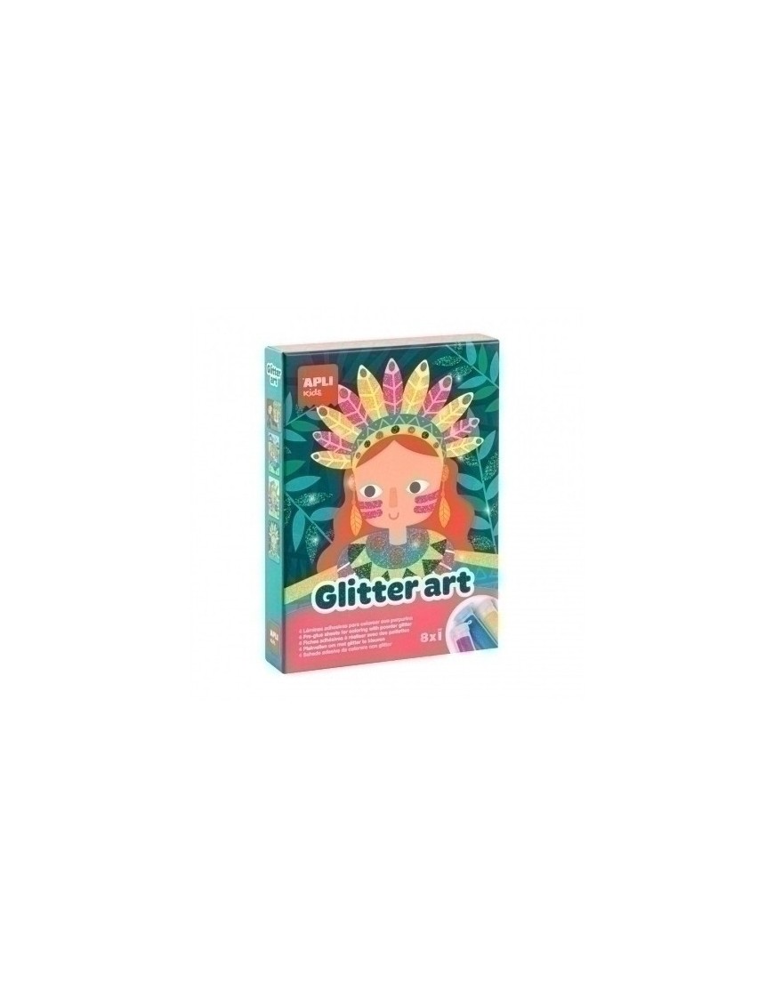 Kit Apli Kids Glitter Art