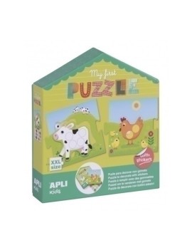 Kit Apli Kids My First Puzzle + Stickers