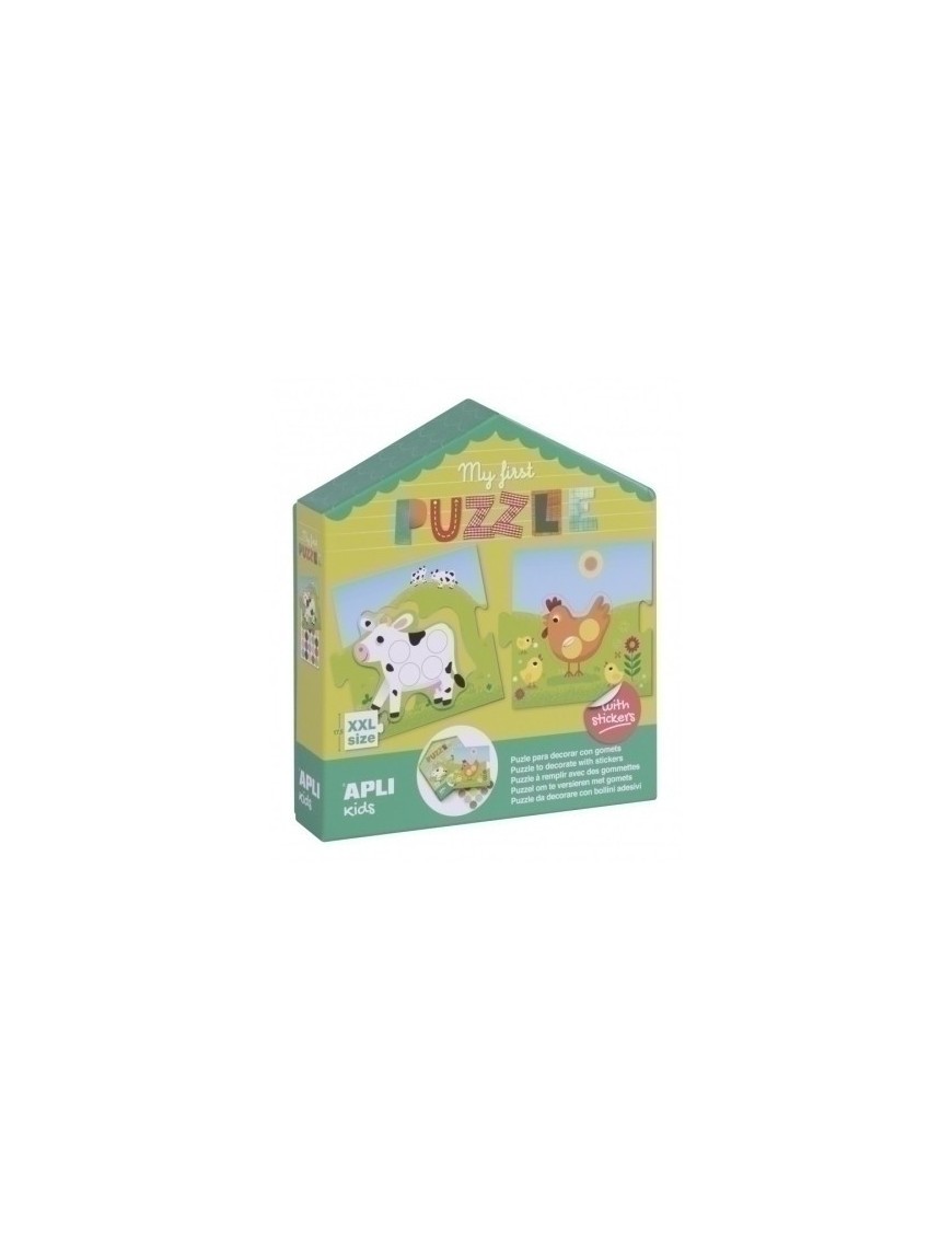 Kit Apli Kids My First Puzzle + Stickers