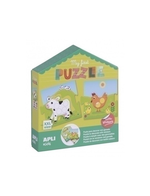 Kit Apli Kids My First Puzzle + Stickers