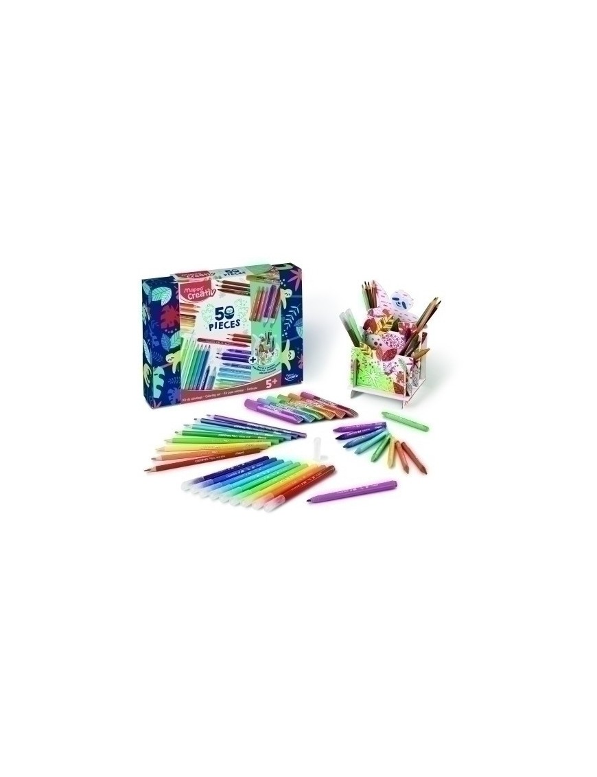 Kit Maped Coloring 50 Piezas