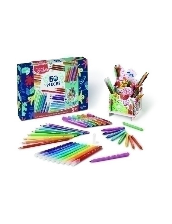 Kit Maped Coloring 50 Piezas