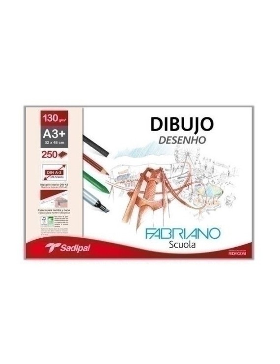 Lamina Dibujo Fabriano A3 G.Nat. C/250