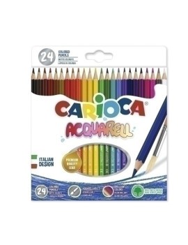 Lapices Aclb. Carioca Acquarell Caja 24