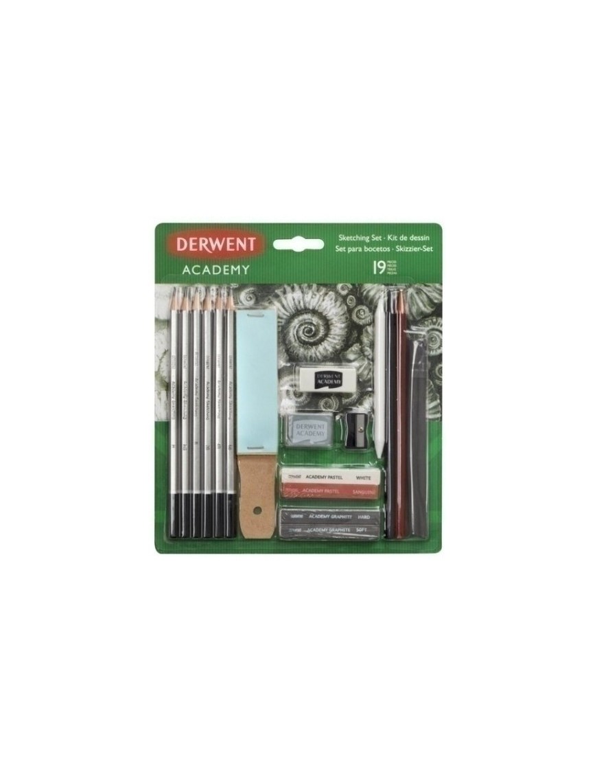 Lapices Derwent Acad.Kit Bocetos 19 Pz