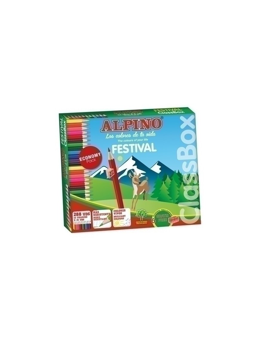 Lapices Color Alpino Festiv.Classbox 288