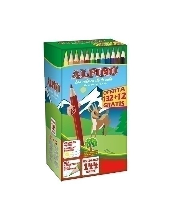 Lapices Color Alpino Economy Pack 132+12