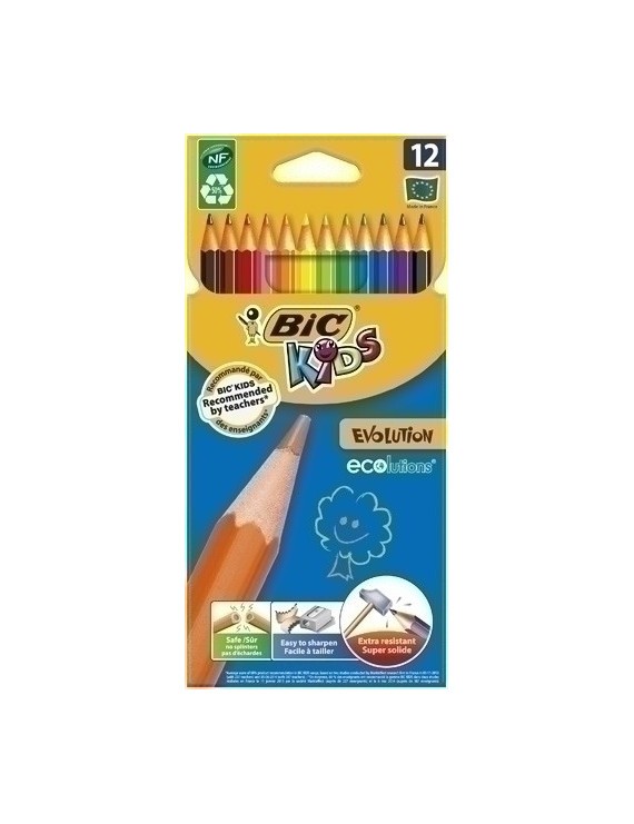 Lapices Color Bic Evolution Est.12