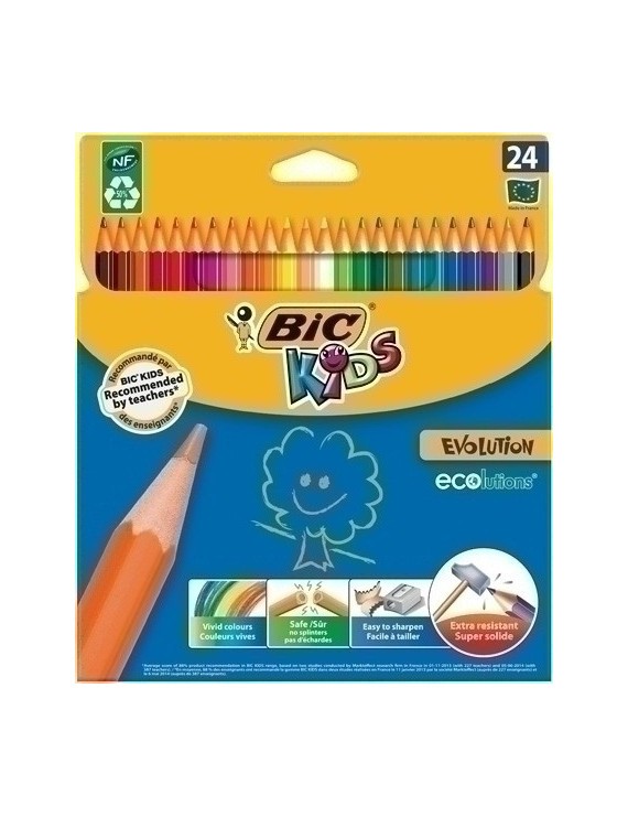 Lapices Color Bic Evolution Est.24