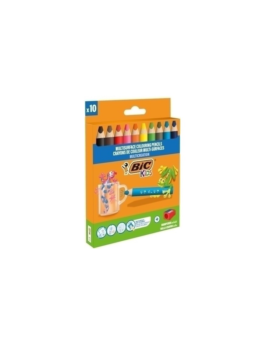 Lapices Color Bic Kids Multisuperf. Est.