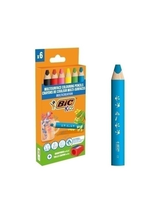 Lapices Color Bic Kids Multisuperf. Est.