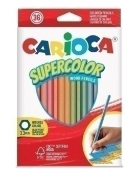 Lapices Color Carioca Supercolor C/36