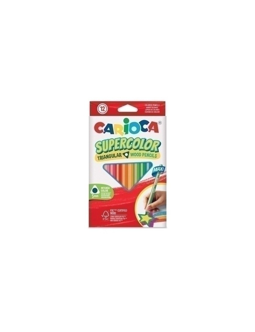 Lapices Color Carioca Supe.Max.Tri. C/12