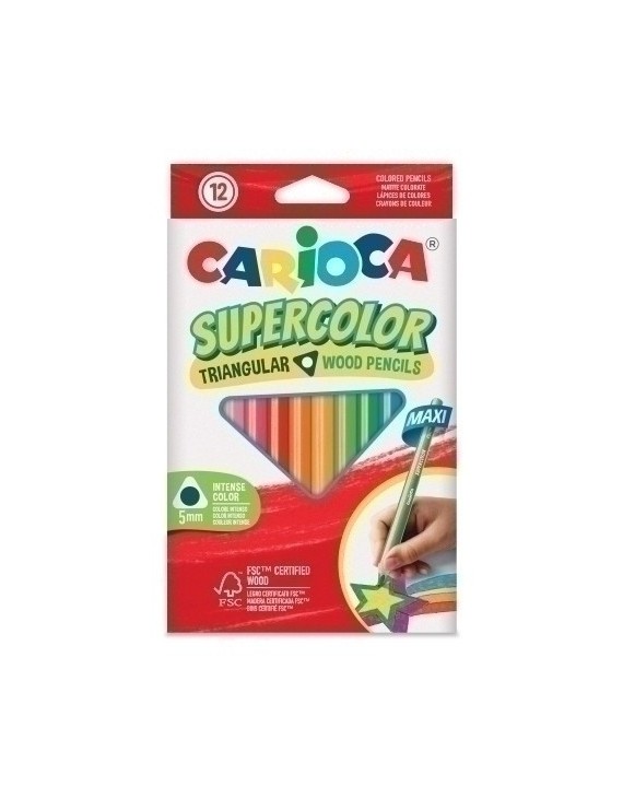 Lapices Color Carioca Supe.Max.Tri. C/12