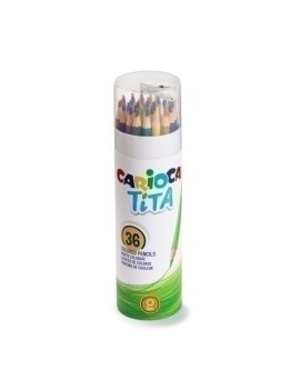 Lapices Color Carioca Tita Tube B/36