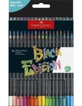 Lapices Color Faber Castell Black Est.36