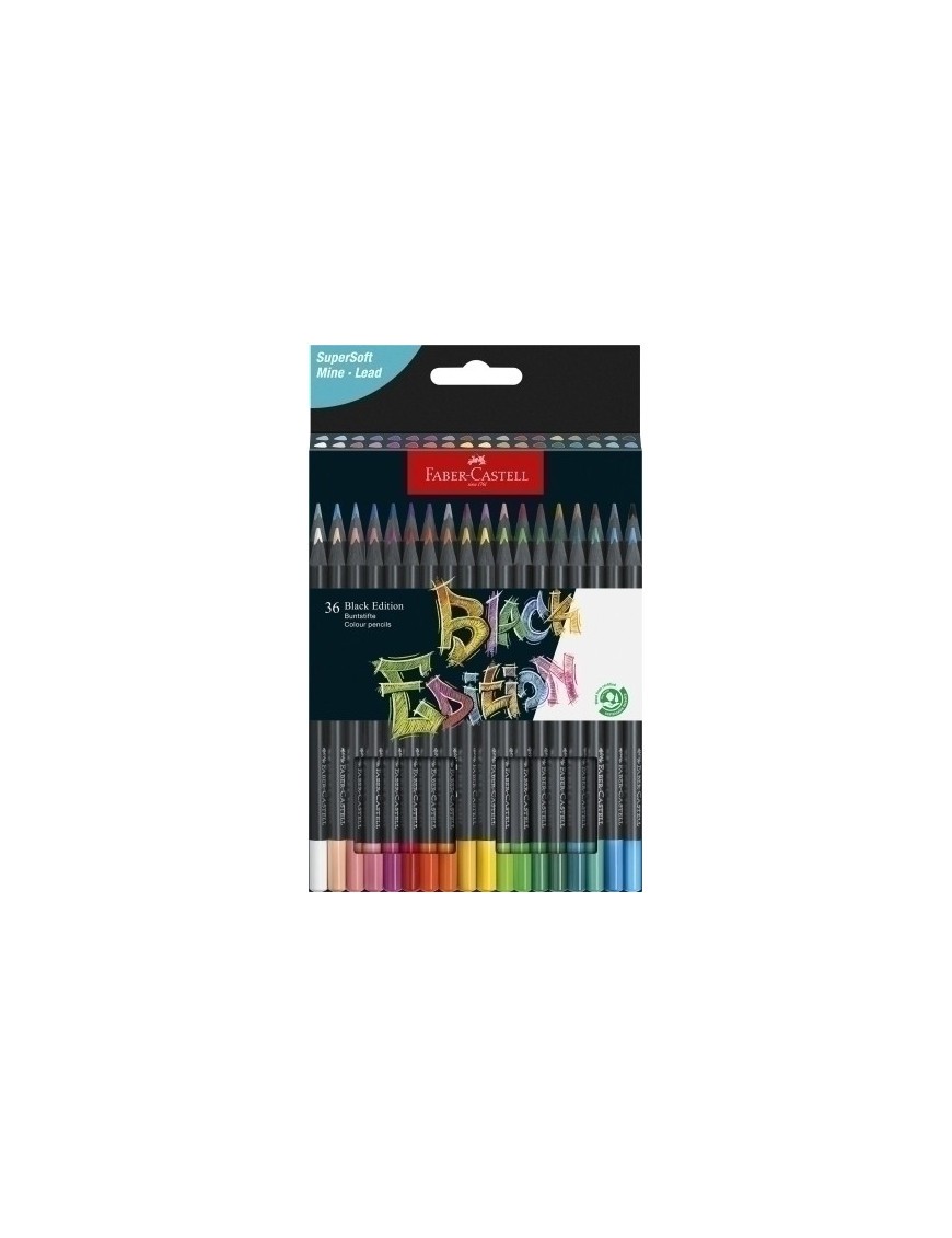 Lapices Color Faber Castell Black Est.36