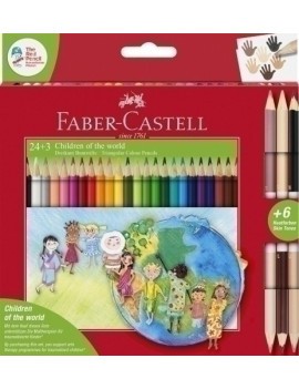 Lapices Color Faber  Est.24+3 Bicolor