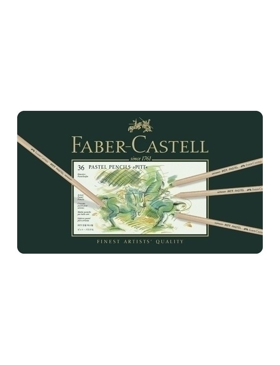 Lapices Color Faber Pitt-Pastel Est.36