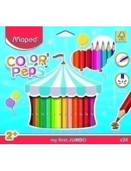 Lapices Color Maped Color Peps Jumbo 24