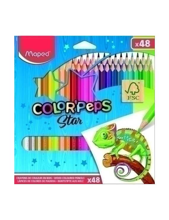 Lapices Color Maped Color"Peps  Est.48