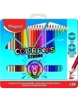 Lapices Color Maped Strong Metal Es.24