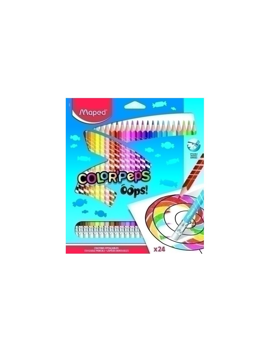 Lapices Color Maped Color´Peps Oops E/24