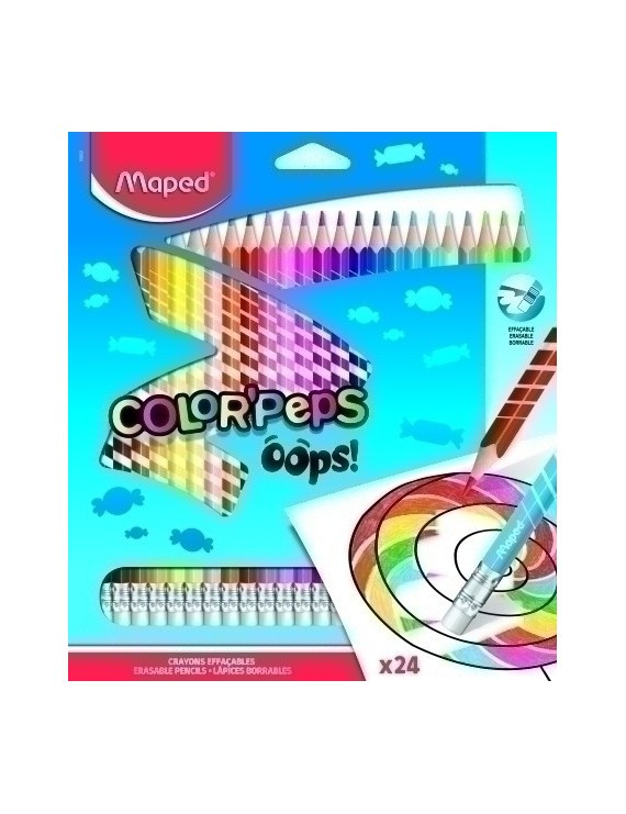 Lapices Color Maped Color´Peps Oops E/24