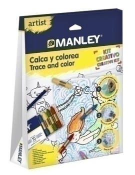 Manley Artist Calca Y Colorea