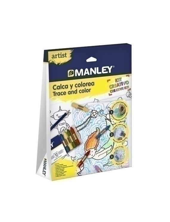 Manley Artist Calca Y Colorea