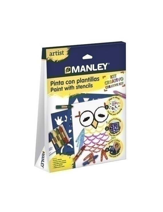 Manley Artist Pinta Con Plantillas