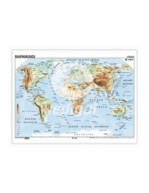 Mapa Edg.Escritorio 50X35 F/S Mundo